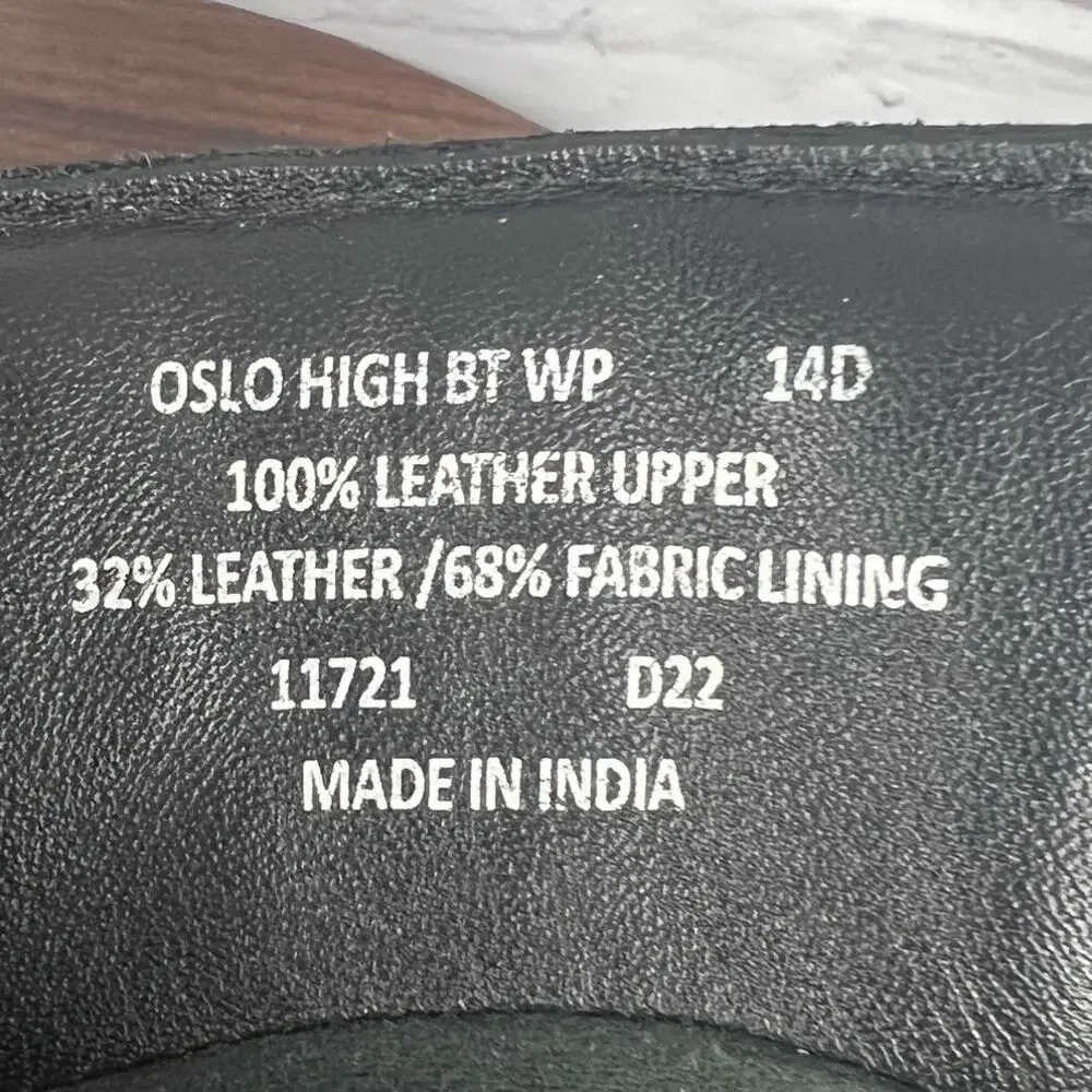 Polo Ralph Lauren Mens 14 Outdoors Gorpcore Heritage‎ Leather Oslo High WP Boot